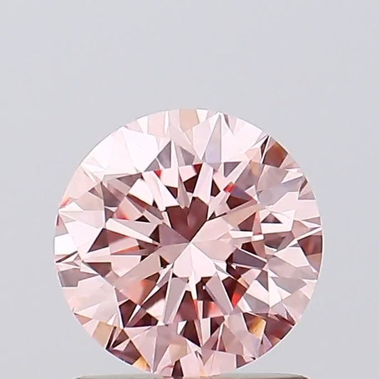 1.09ct Fancy Intense Pink VVS2 GD GD GD Faint Round Diamond